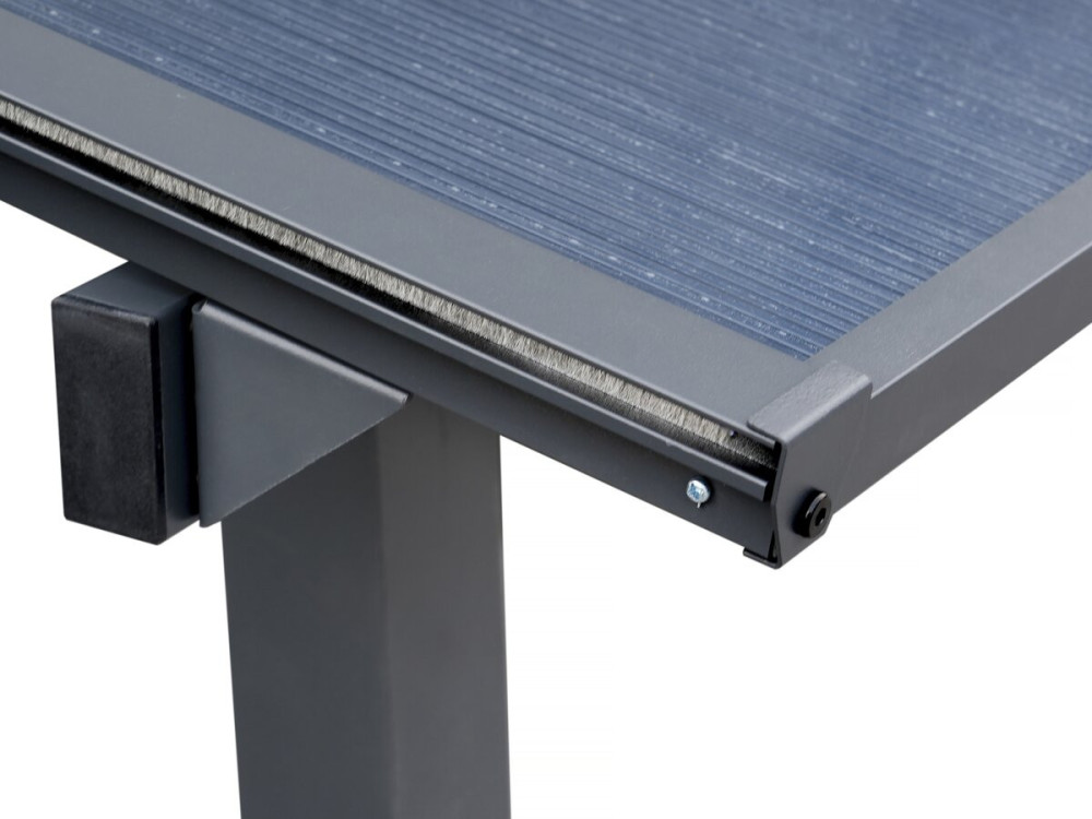 érgula toldo adossado "Marvin" - 4 x 3 m - 423 x 298 x 243 cm - Cinza escuro