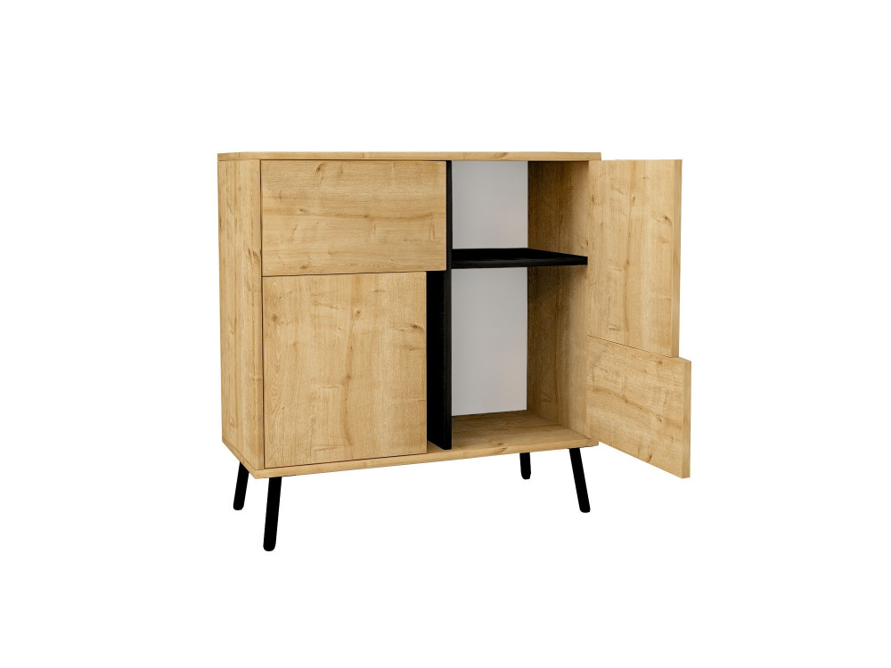 Aparador "Darien" em madeira - 76 x 35 x 79 cm - Bege