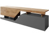 Suporte para TV "Ceelias" - 160 x 46 x 35 cm - Cinza/Castanho