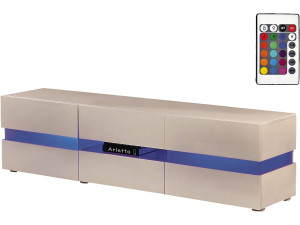 Móvel TV LED “Vida’ – 177 x 39 x 45 cm – Lacado branco