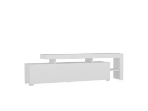 Suporte de TV em madeira "Beliz" 192 x 37 x 53 cm - Branco