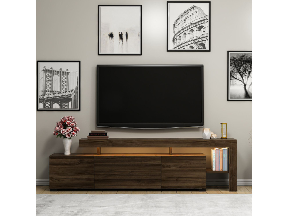Suporte de TV em madeira "Beliz" Suporte de TV - 192 x 37 x 53 cm