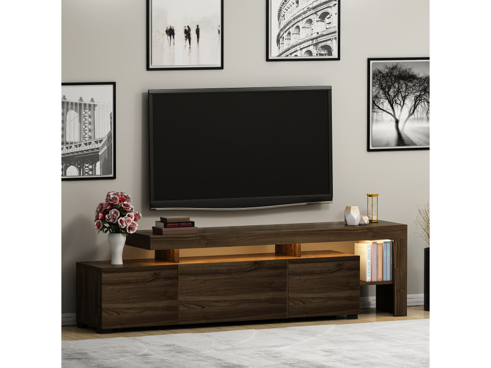 Suporte de TV em madeira "Beliz" Suporte de TV - 192 x 37 x 53 cm