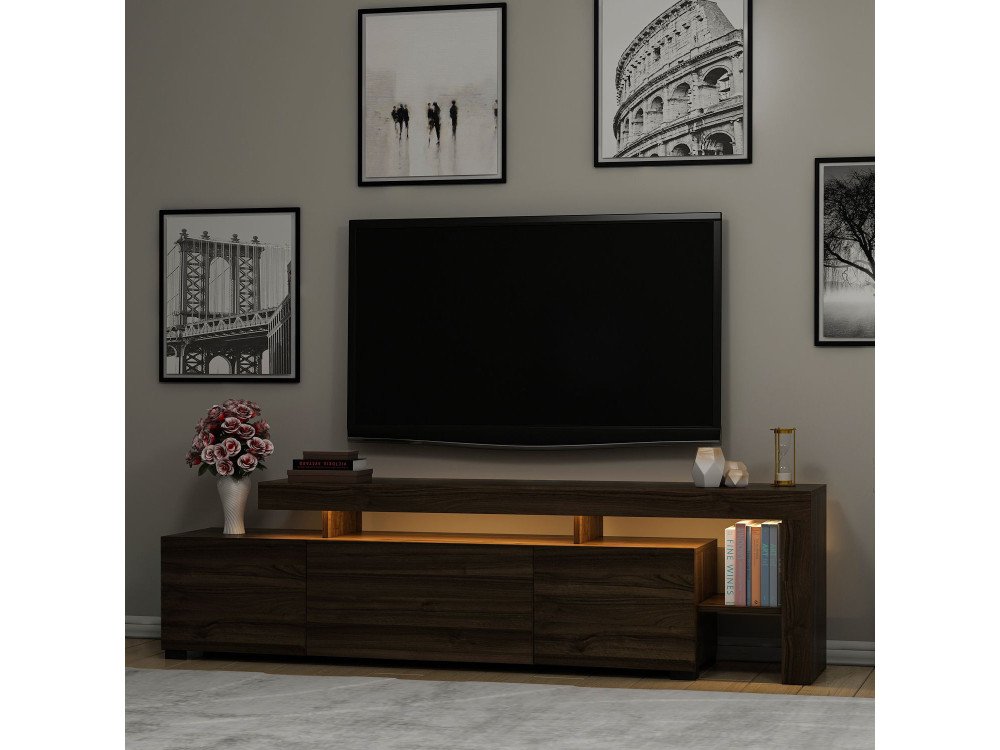 Suporte de TV em madeira "Beliz" Suporte de TV - 192 x 37 x 53 cm