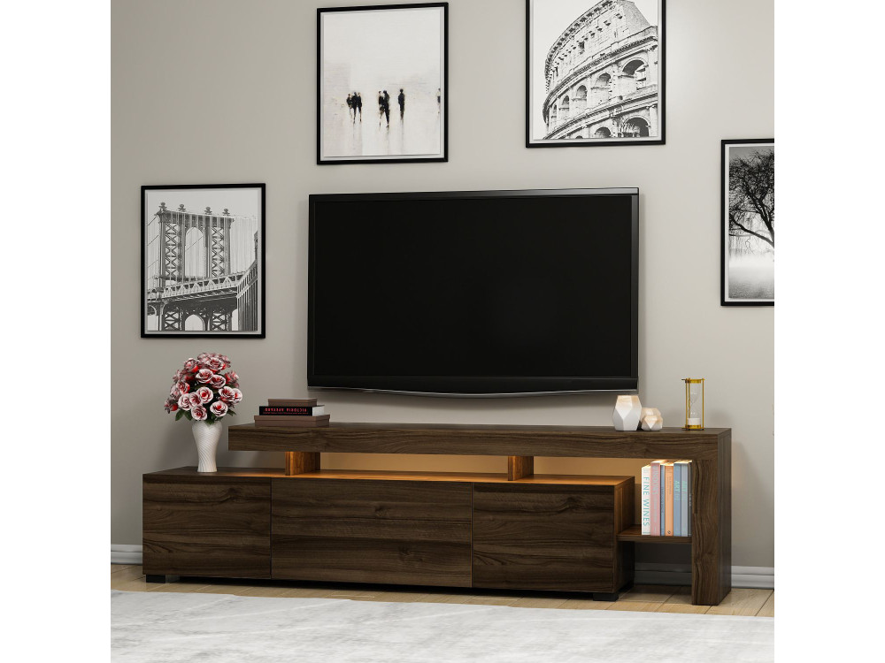 Suporte de TV em madeira "Beliz" Suporte de TV - 192 x 37 x 53 cm