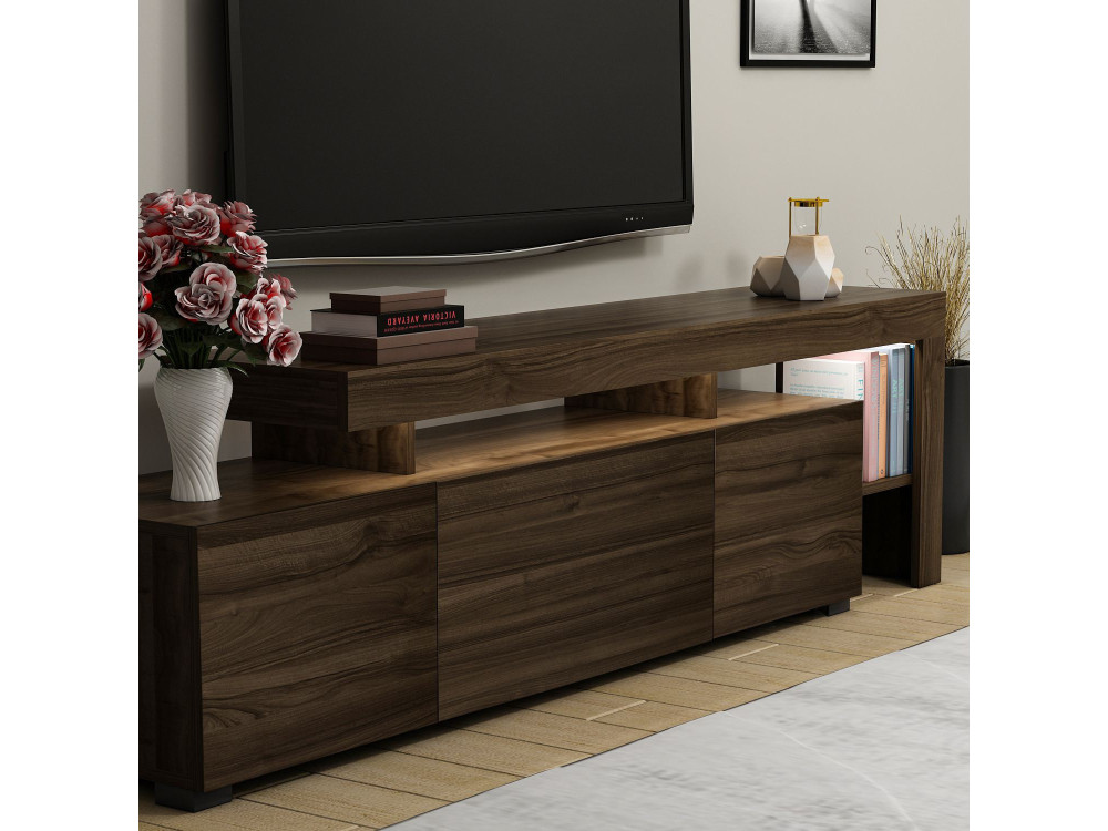 Suporte de TV em madeira "Beliz" Suporte de TV - 192 x 37 x 53 cm