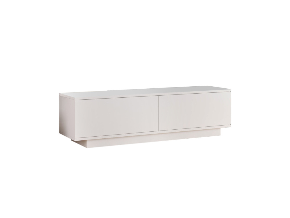 Suporte de TV em madeira "FN1" - 140 x 35 x 38 cm - Branco