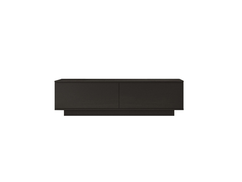 Suporte de TV em madeira "FN1" - 140 x 35 x 38 cm - Preto