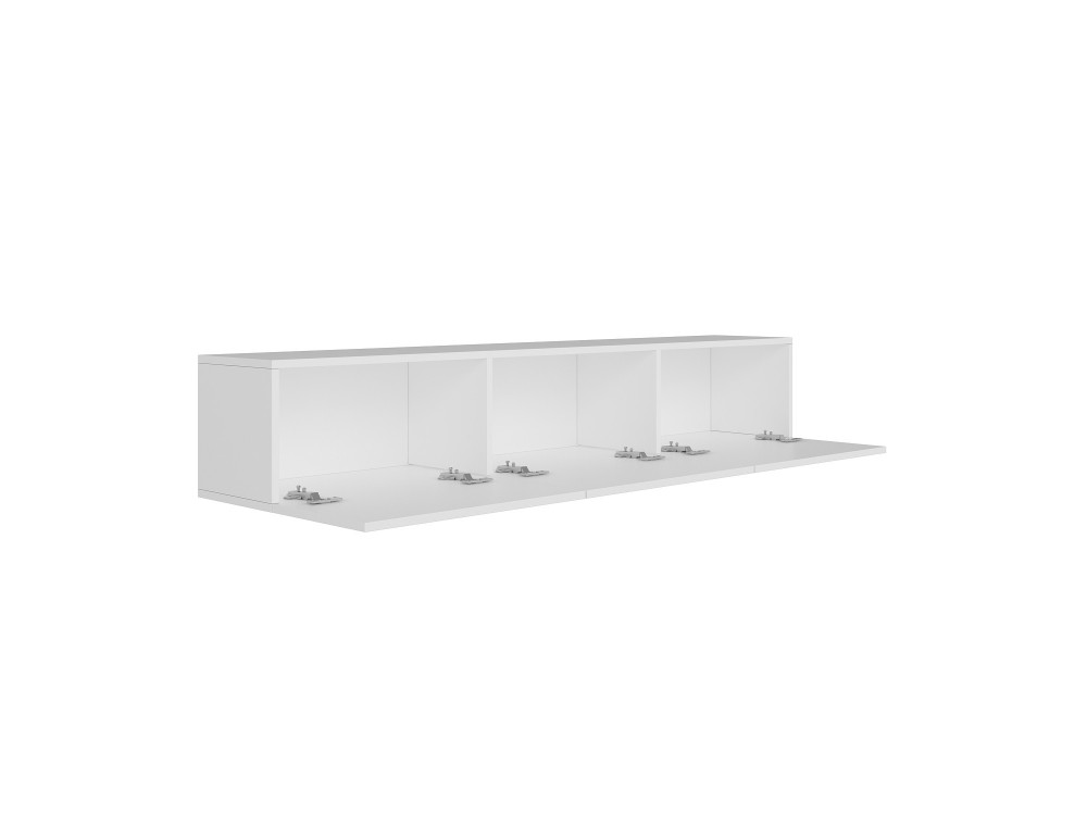Móvel TV "West" em madeira 150 x 32 x 30 cm - Branco