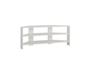 Suporte para televisor em madeira "ThalesCorner" - 110 x 36 x 45 cm - Branco