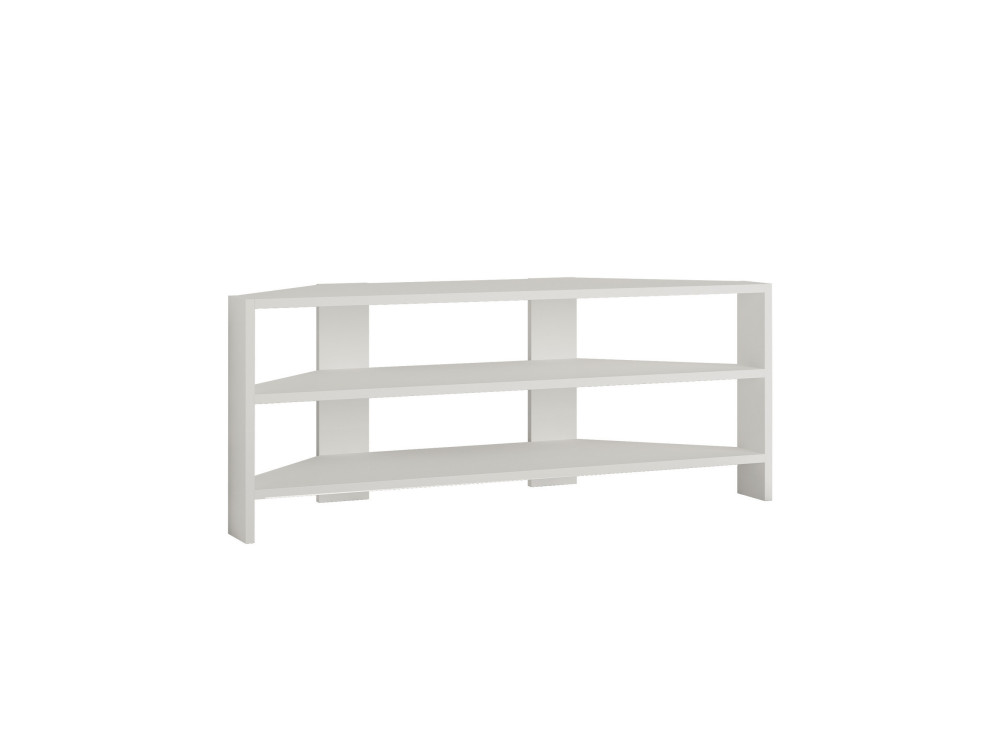 Suporte para televisor em madeira "ThalesCorner" - 110 x 36 x 45 cm - Branco
