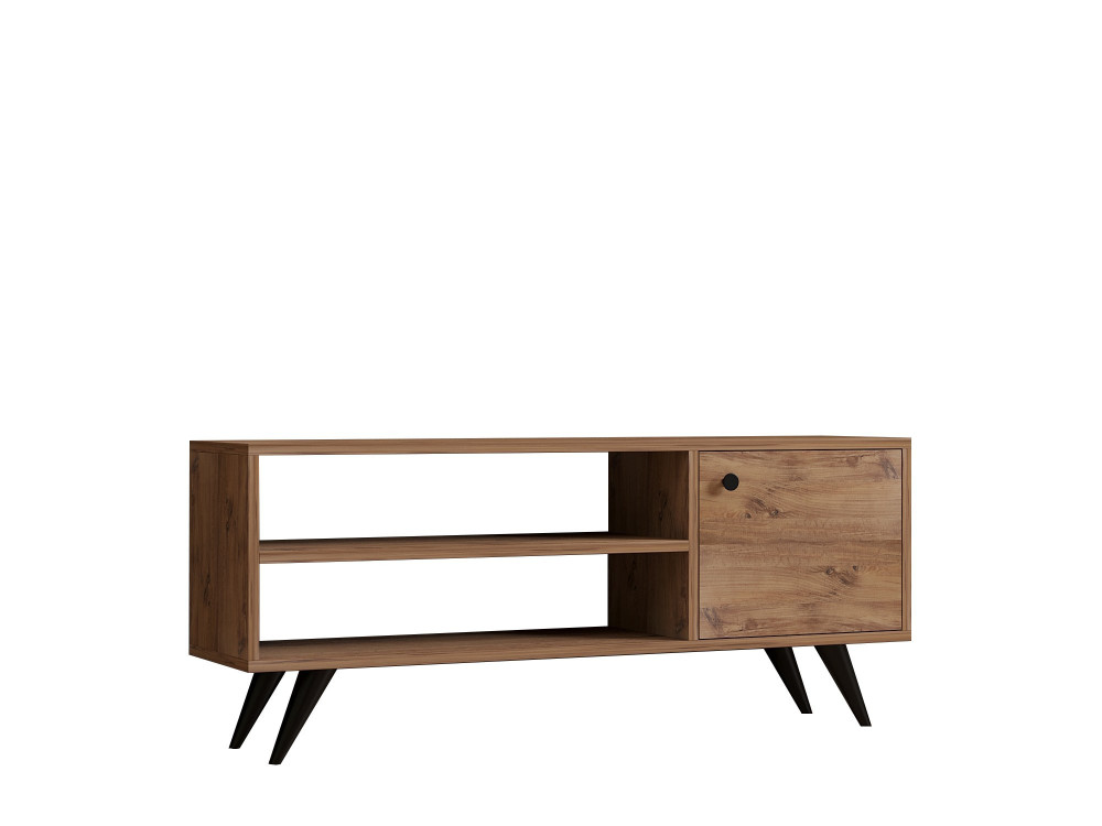 Móvel TV em madeira "Jena" - 120 x 29 x 50 cm - Pinho Atlântico