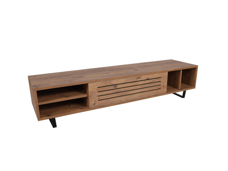 Suporte de TV em madeira "Safir" 160 x 40 x 35 cm - Pinho Atlântico