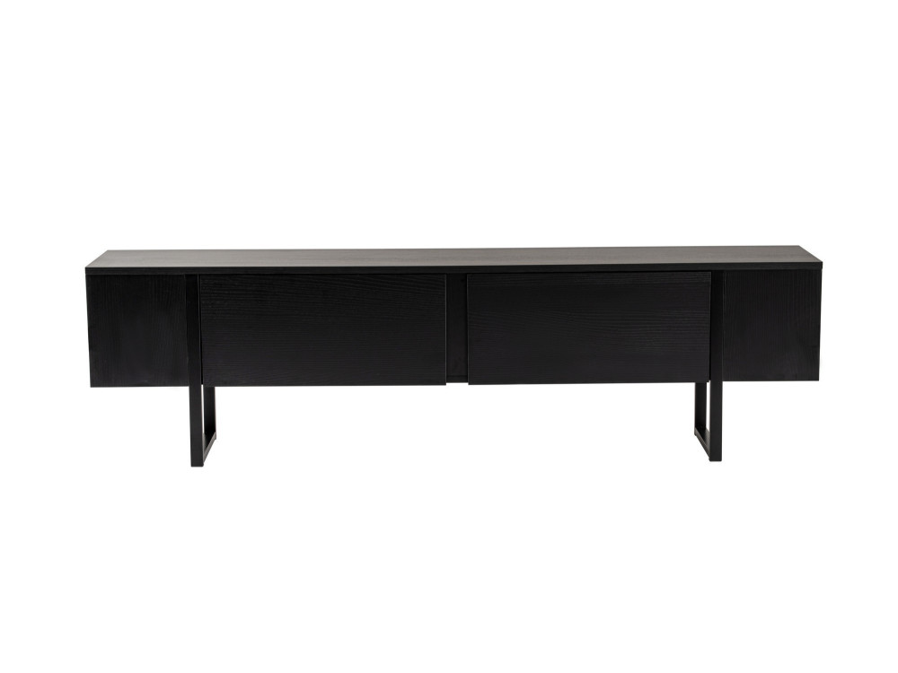 Suporte para televisor em madeira "Serenity" - 180 x 29 x 50 cm - Preto