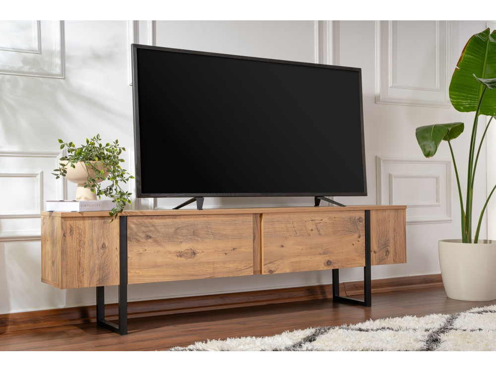 Móvel TV em madeira "Serenity" 180 x 30 x 50 cm - Pinho Atlântico