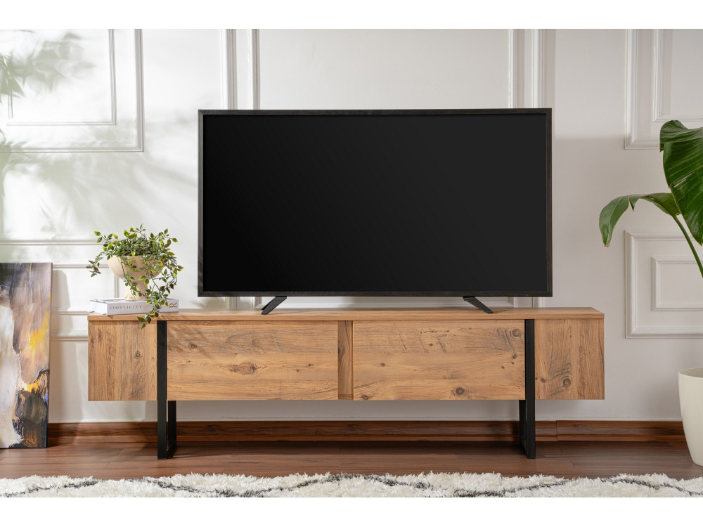 Móvel TV em madeira "Serenity" 180 x 30 x 50 cm - Pinho Atlântico