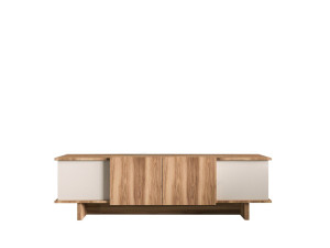 Suporte de TV em madeira "Diana" 180 x 33 x 50 cm - Bege
