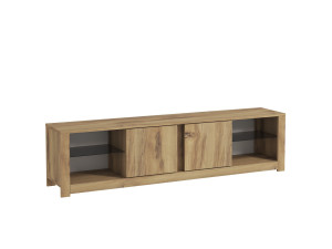Suporte de TV em madeira "Aydos" 180 x 35 x 45 cm - Carvalho