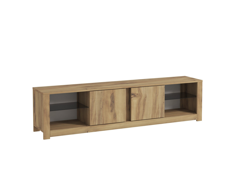 Suporte de TV em madeira "Aydos" 180 x 35 x 45 cm - Carvalho