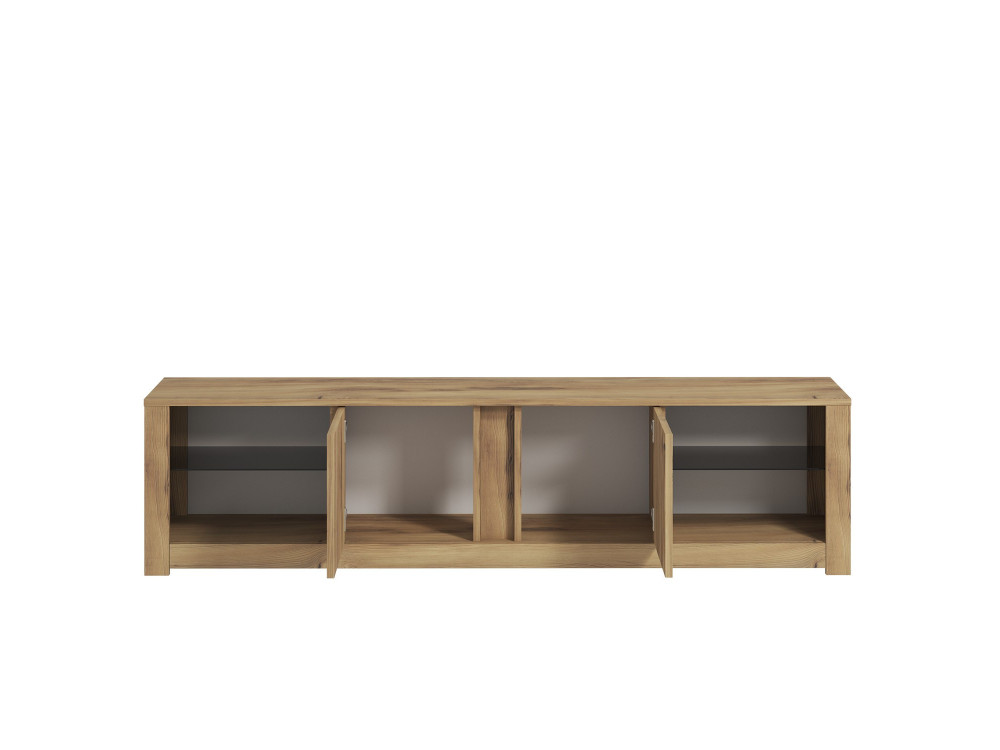 Suporte de TV em madeira "Aydos" 180 x 35 x 45 cm - Carvalho