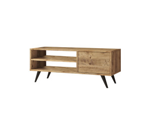 Suporte de TV em madeira "Imo" - 110 x 40 x 44 cm - Castanho
