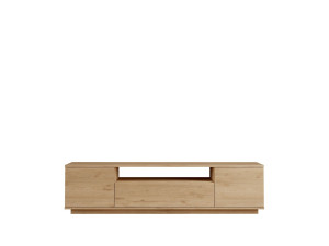 Suporte de TV em madeira "Rowen" - 180 x 44 x 44 cm - Castanho