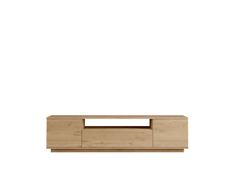 Suporte de TV em madeira "Rowen" - 180 x 44 x 44 cm - Castanho