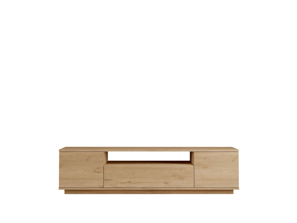 Suporte de TV em madeira "Rowen" - 180 x 44 x 44 cm - Castanho