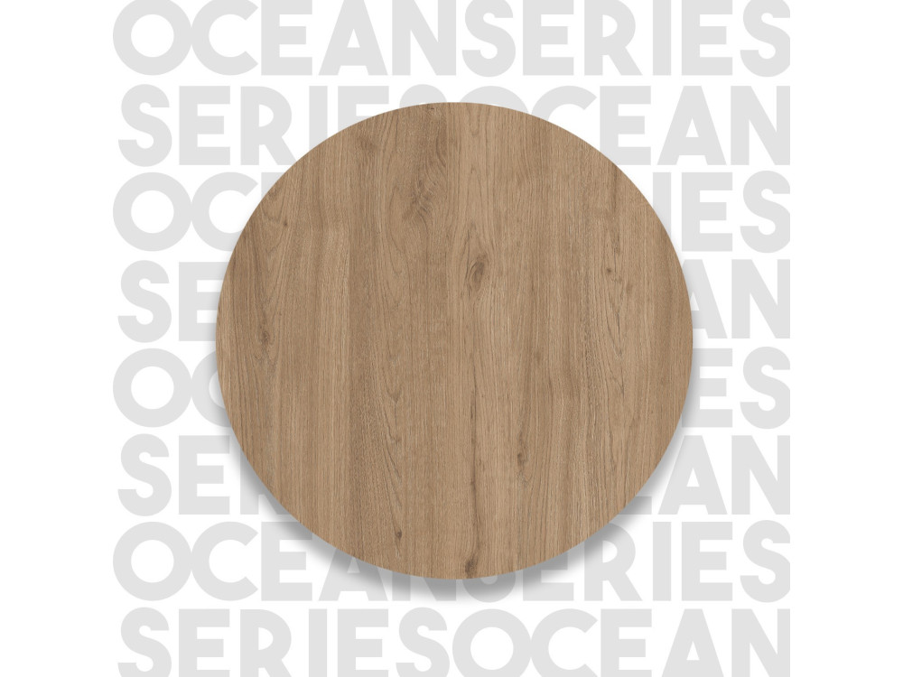 Suporte de TV em madeira "Calvin" - 160 x 35 x 45 cm - Castanho