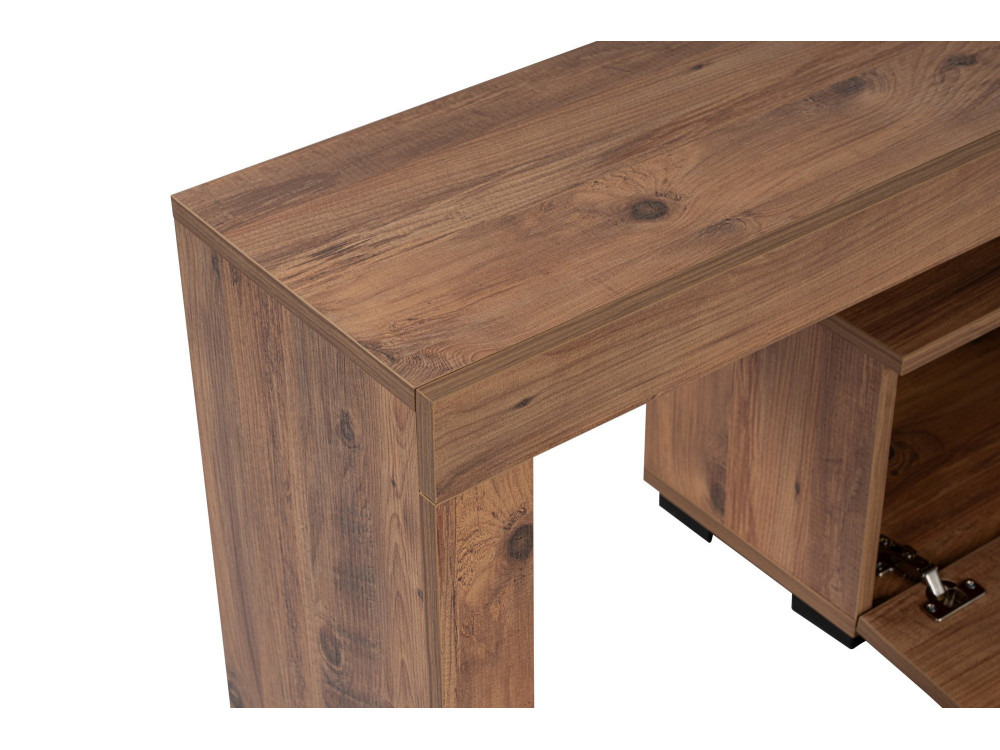 Suporte de TV em madeira "Enclave" - 180 x 31 x 50 cm - Castanho