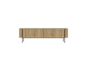 Mesa de TV de madeira "Herman" - 160 x 31 x 45 cm - Bege