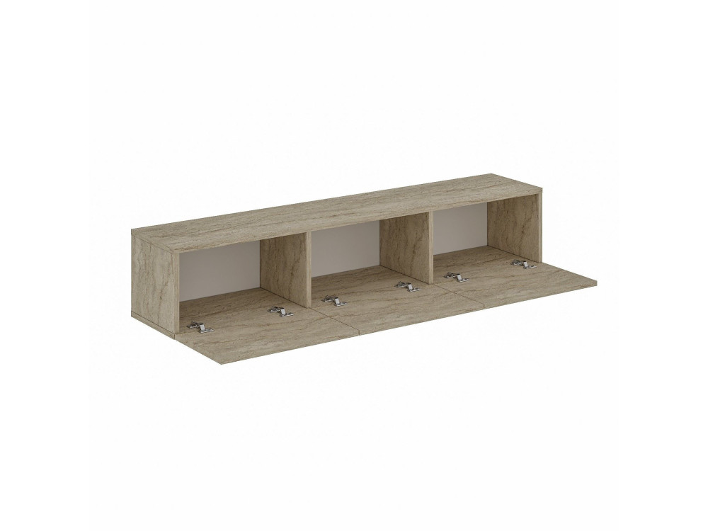 Suporte de TV em madeira "Oscar" - 180 x 31 x 45 cm - Bege