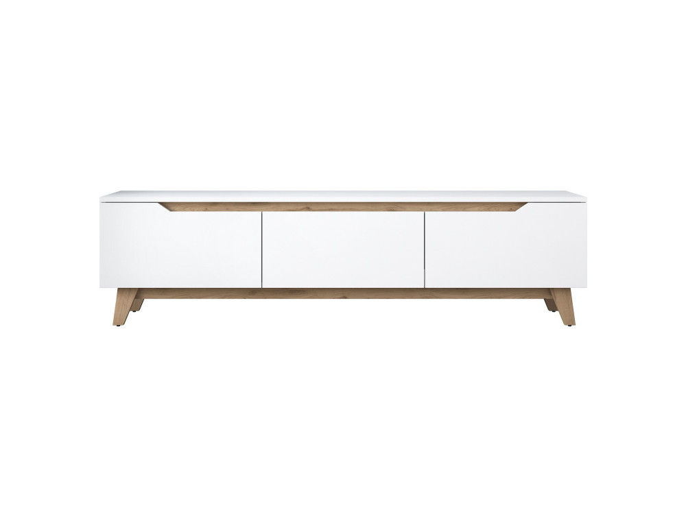 Mesa de TV em madeira "Digi" - 180 x 35 x 48 cm - Bege