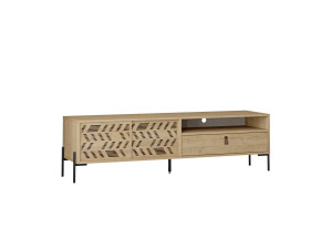 Suporte de TV em madeira "Dionysos" - 170 x 45 x 48 cm - Bege