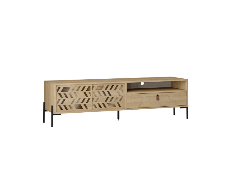 Suporte de TV em madeira "Dionysos" - 170 x 45 x 48 cm - Bege