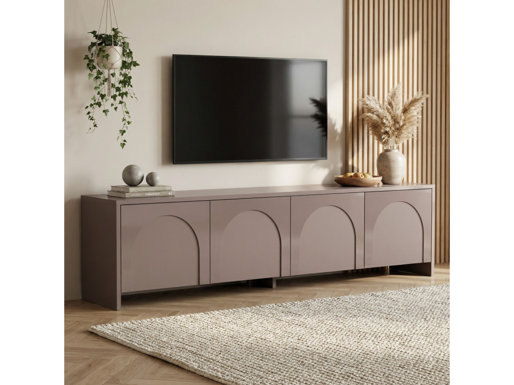 Móvel TV "Aurelia" em madeira - 180 x 32 x 45 cm - Atlas