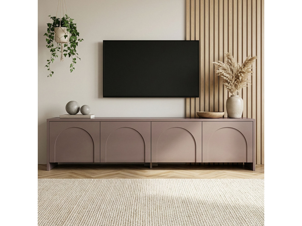 Móvel TV "Aurelia" em madeira - 180 x 32 x 45 cm - Atlas