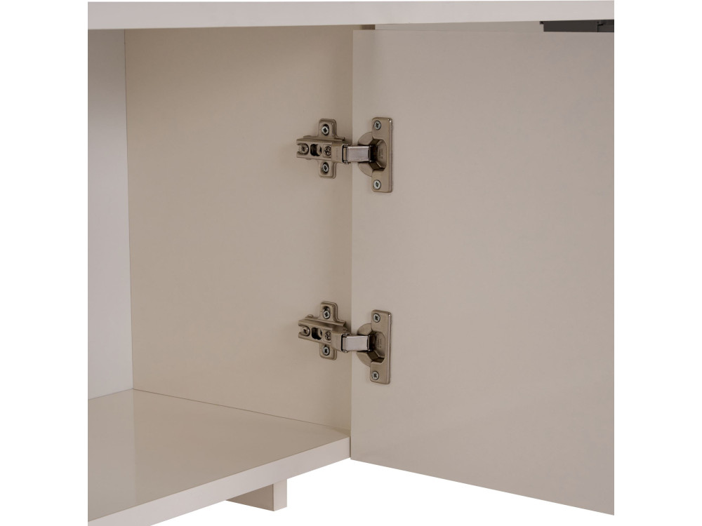 Mesa de TV em madeira "Aurelia" - 180 x 32 x 45 cm - Creme