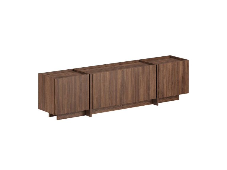 Suporte para televisor em madeira "Lowen" - 180 x 35 x 46 cm - Nogueira Milano