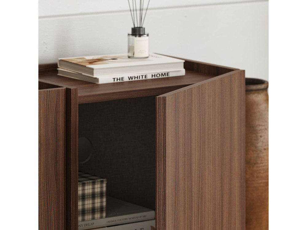 Suporte para televisor em madeira "Lowen" - 180 x 35 x 46 cm - Nogueira Milano