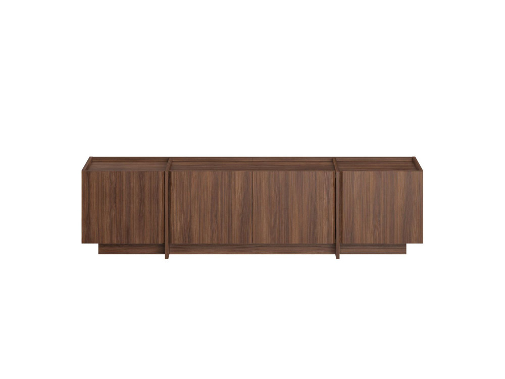 Suporte para televisor em madeira "Lowen" - 180 x 35 x 46 cm - Nogueira Milano