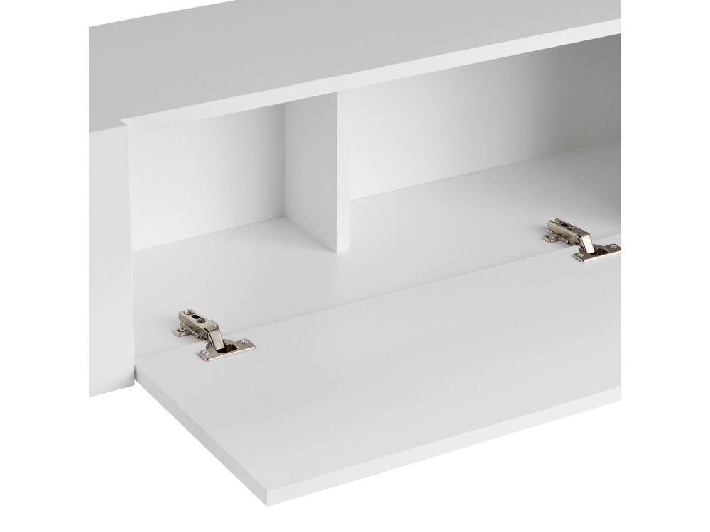 Suporte para televisor em madeira Nexus" - 180 x 30 x 45 cm - Preto / Madeira preta