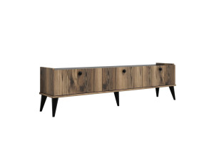 Mesa de TV em madeira "Lidya" - 180 x 35 x 49 cm - Castanho