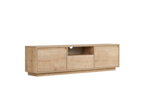 Suporte de TV em madeira "Sentinel" - 160 x 30 x 42 cm - Bege