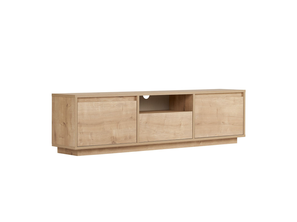 Suporte de TV em madeira "Sentinel" - 160 x 30 x 42 cm - Bege
