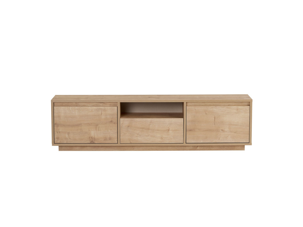 Suporte de TV em madeira "Sentinel" - 160 x 30 x 42 cm - Bege