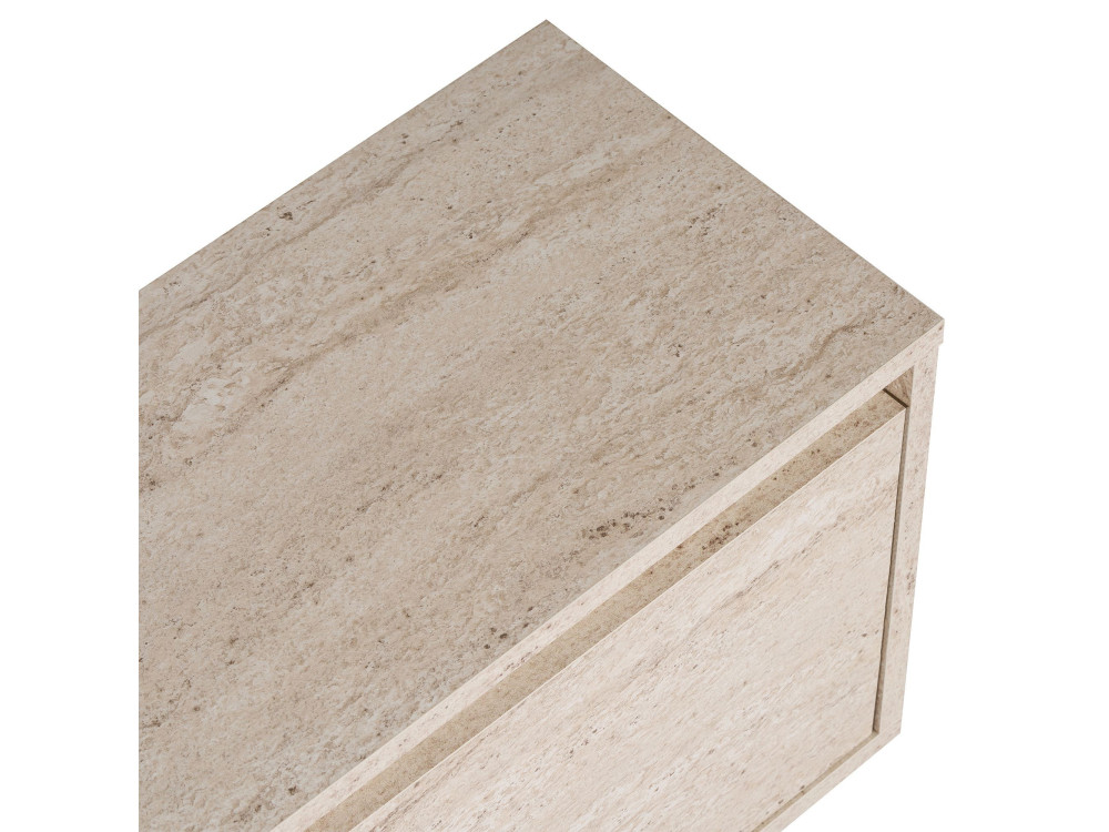 Suporte de TV em madeira "Sentinel" - 160 x 30 x 42 cm - Travertino