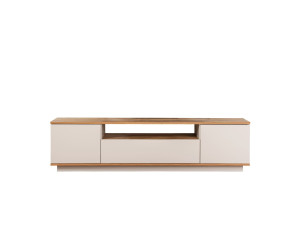 Suporte para televisor em madeira "Veramont" - 180 x 44 x 44 cm - Creme