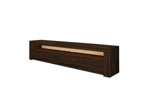 Suporte de TV em madeira "Bati" - 150 x 36 x 46 cm - Castanho