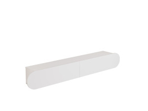 Suporte de TV em madeira "LUM1" - 180 x 31 x 29 cm - Branco
